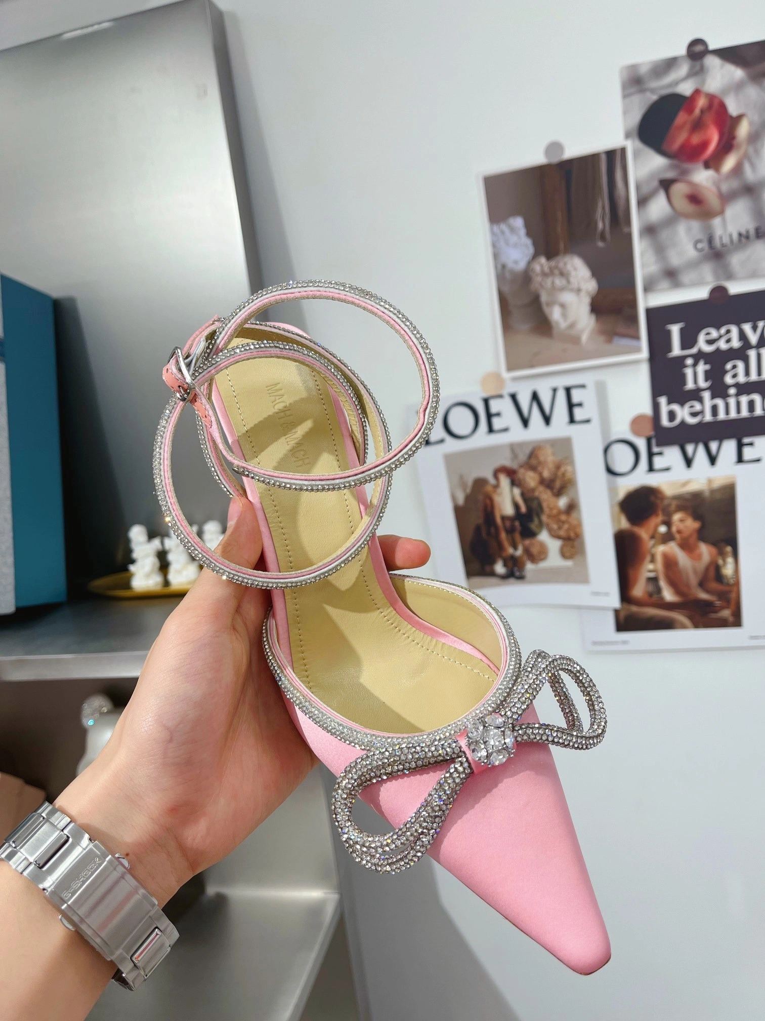 coco-- FW200245SATINPINK 8.5cm Heel height item:C-X032H1017X